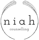 Niah Counselling logo, with a focus on 'Integrative Counselling in Reading and Online.