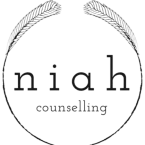 Niah Counselling logo, with a focus on 'Integrative Counselling in Reading and Online.